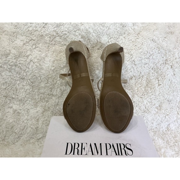 Dream‎ Pairs Women's Dolce Fashion Stiletto Sandals Open Toe Pump Heel - Picture 4 of 5